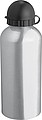 Metal drinking bottle, grey