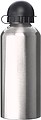 Metal drinking bottle, grey