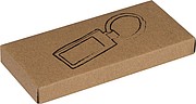 Metal key ring, grey