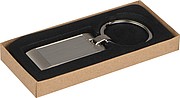 Metal key ring, grey