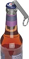 Metal Keyring with Bottle- and Canopener