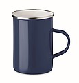 Metal mug with enamel layer