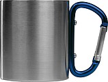 Metal mug with snap hook