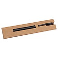 Metal pen with bomboo appliquees