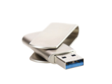Metal rotating USB
