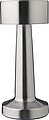 Metal tablelight, silver