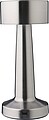 Metal tablelight, silver