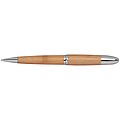 Metal twist ballpen with bamboo coating