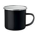 Metal vintage mug with enamel layer. Capacity 350 ml.