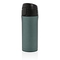 Metallic easy lock vacuum mug, green