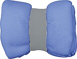 Microfibre towel with elastic band, blue
