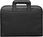 Microfibre zipped folder Black