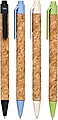 Midar cork and wheat straw ballpoint pen