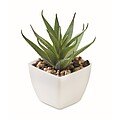 Mini artificial plant, white