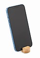 Mini bamboo phone stand