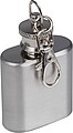 Mini flask in a shape of a key ring, grey