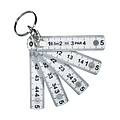 Mini folding rule, white