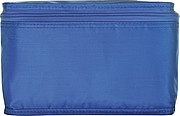 Mini nylon cooler bag for 6 cans, blue