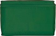 Mini nylon cooler bag for 6 cans, dark green