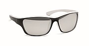 Mirrored sport sunglasses UV400, white