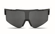 Mirrored sports sunglasses, black