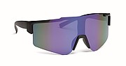 Mirrored sports sunglasses, blue
