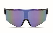 Mirrored sports sunglasses, blue