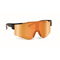 Mirrored sports sunglasses, orange