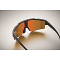 Mirrored sports sunglasses, orange