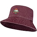 Mitica washed sun hat, burgundy
