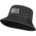 Mitica washed sun hat, solid black