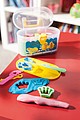 Modelling clay, includes 16 different coloured clay sticks and tools,colour coloured
