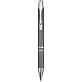 Moneta recycled aluminium ballpoint pen (blue ink), grey