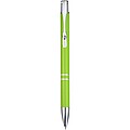 Moneta recycled aluminium ballpoint pen (blue ink), lime
