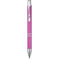 Moneta recycled aluminium ballpoint pen (blue ink), magenta
