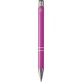 Moneta recycled aluminium ballpoint pen (blue ink), magenta