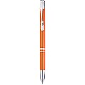 Moneta recycled aluminium ballpoint pen (blue ink), orange