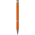 Moneta recycled aluminium ballpoint pen (blue ink), orange