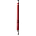 Moneta recycled aluminium ballpoint pen (blue ink), red
