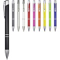 Moneta recycled aluminium ballpoint pen (blue ink), white