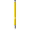 Moneta recycled aluminium ballpoint pen (blue ink), yellow