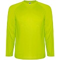 Montecarlo long sleeve kids sports t-shirt, fluor yellow