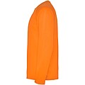 Montecarlo long sleeve mens sports t-shirt, fluor orange