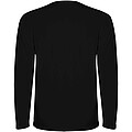 Montecarlo long sleeve mens sports t-shirt, solid black