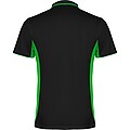 Montmelo short sleeve unisex sports polo, black, size S