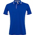 Montmelo short sleeve unisex sports polo, royal blue, size XL