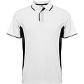 Montmelo short sleeve unisex sports polo, white, size XL