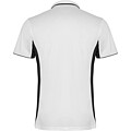 Montmelo short sleeve unisex sports polo, white, size XL