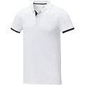 Morgan short sleeve mens duotone polo