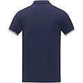 Morgan short sleeve mens duotone polo